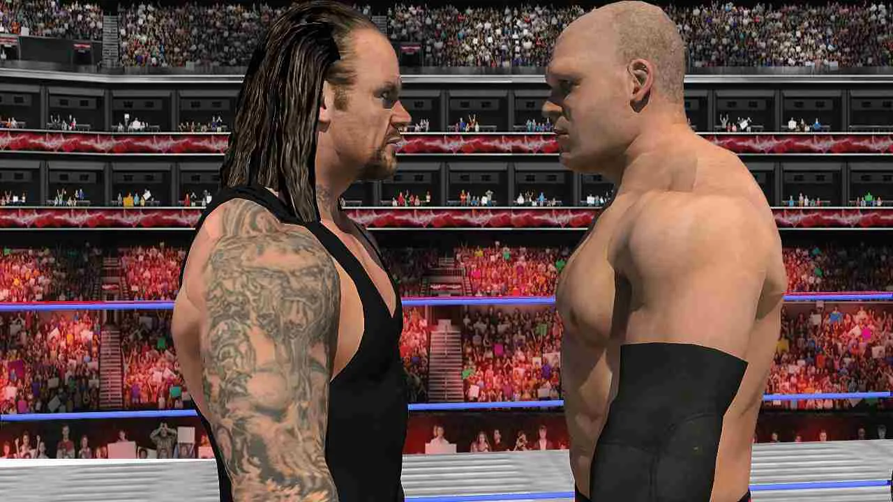 Ảnh 3 của Wrestling Revolution 3D Mod APK 1.770 (Menu, Vô Hạn Tiền, Mở Khóa) Giao diện chọn nhân vật và tùy chỉnh trong Wrestling Revolution 3D Mod