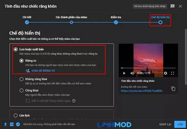 Ảnh 5 của Tải Youtube Studio Mod Apk 22.17.100 (Mở khóa Premium) cho Android, IOS Giao diện hiển thị các thiết lập cá nhân hóa nâng cao