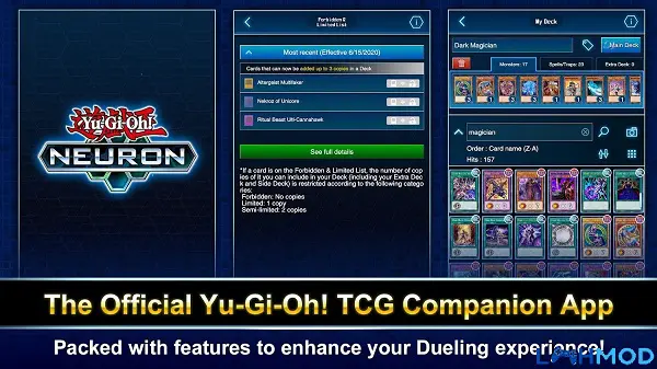 Ảnh 2 của Tải game Yu-Gi-Oh! Neuron Apk 3.9.0 cho Android, IOS Giao diện chính của Yu-Gi-Oh! Neuron