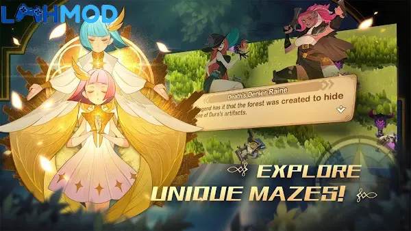 Ảnh 2 của Tải game AFK Arena APK 1.88.01 cho Android iOS Giao diện chiến đấu trong AFK Arena với các anh hùng đang tung kỹ năng