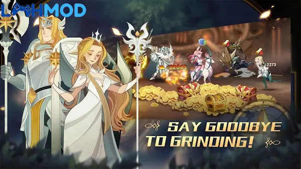 Ảnh 4 của Tải game AFK Arena APK 1.88.01 cho Android iOS Màn hình tổng hợp tài nguyên và hệ thống anh hùng trong AFK Arena