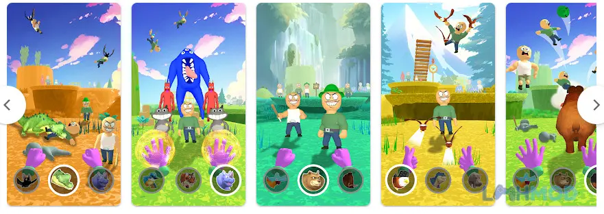 Ảnh 2 của Tải Animal Master 3D Hand Power Apk 1.7 cho Android iOs Giao diện tùy chỉnh và nâng cấp động vật trong Animal Master 3D