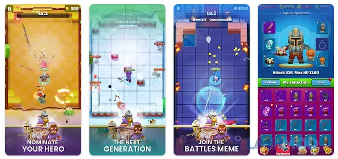 Ảnh 3 của Tải Archery Bow Archero Masters Apk 1.0.4 cho Android iOs Cung thủ đối mặt với quái vật khổng lồ trong một màn chơi đầy thử thách