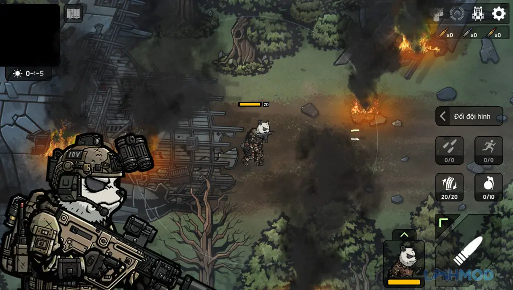 Ảnh 1 của Tải Bad 2 Bad Apocalypse Mod Apk 1.2.0 (Mở khóa tất cả) cho Android iOs Cảnh chiến đấu trong Bad 2 Bad Apocalypse