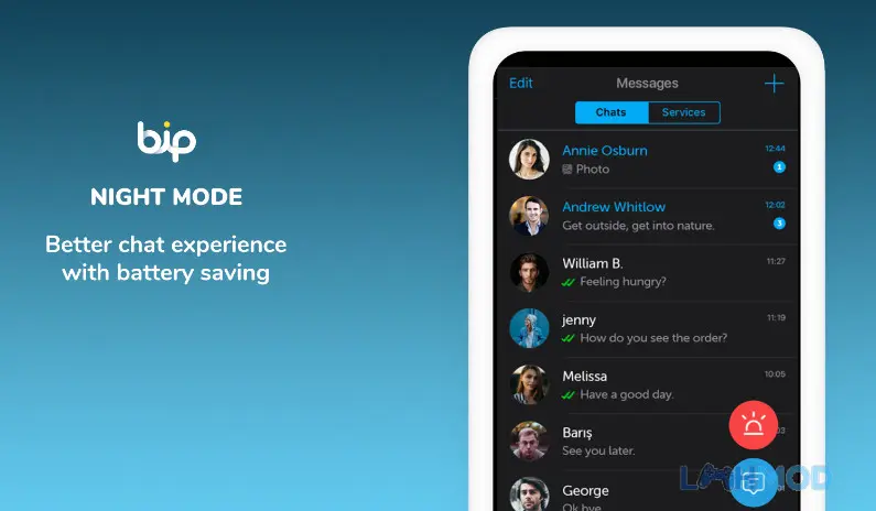 Ảnh 3 của Tải BiP Mod Apk 3.86.14 (Không Quảng Cáo) cho Android iOs Tính năng dịch ngôn ngữ của BiP Mod trong đoạn chat