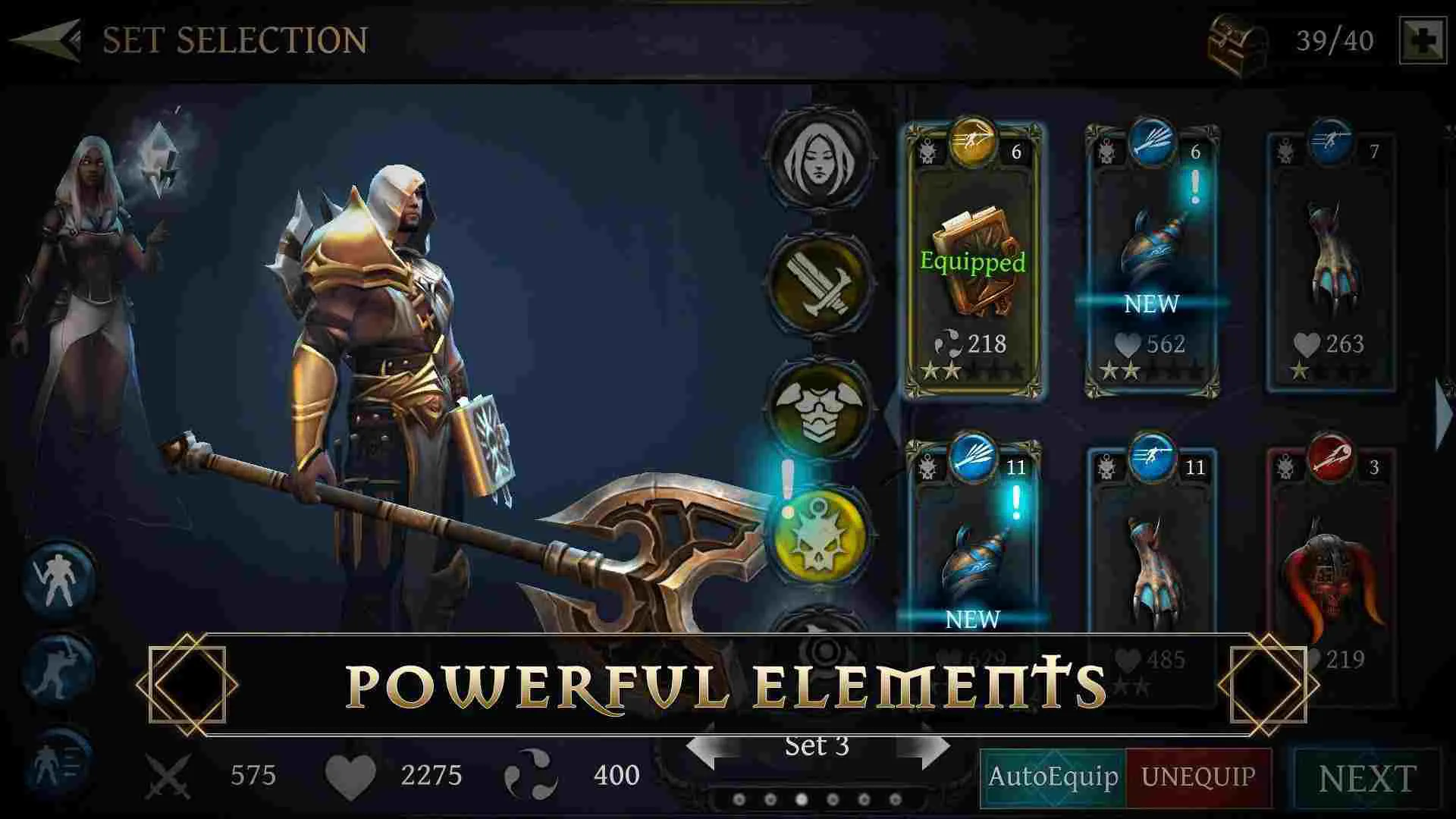 Ảnh 2 của Tải game Blade Bound Mod APK 2.25.2 (Menu, Vô Hạn Tiền) Hiệp sĩ Blade Bound sẵn sàng chiến đấu