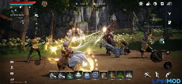 Ảnh 4 của Tải Blade & Soul 2 Apk 0.79.1 (Vô hạn tiền) cho Android, IOS Một nhóm nhân vật Blade & Soul 2 đang tham gia chiến đấu cùng nhau