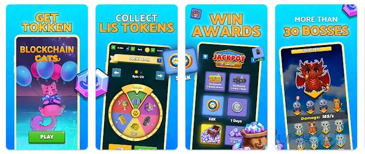 Ảnh 2 của Tải Blockchain Cats Mod Apk 1.35.0 (Cats Speed) cho Android iOs Mèo chiến binh trong Blockchain Cats Mod