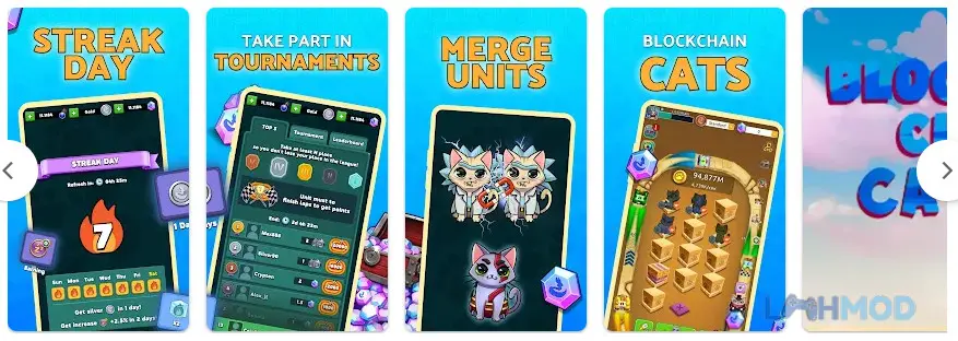 Ảnh 3 của Tải Blockchain Cats Mod Apk 1.35.0 (Cats Speed) cho Android iOs Hành trình qua thế giới bí ẩn trong Blockchain Cats Mod