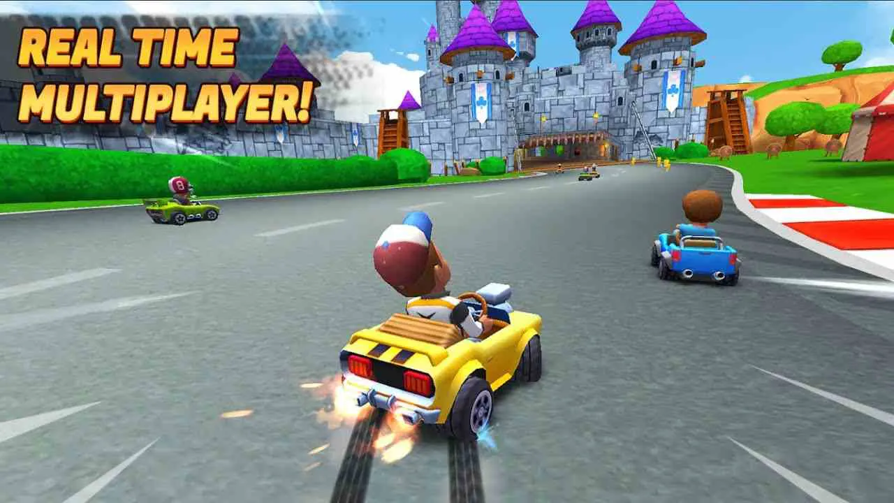 Ảnh 2 của Tải game Boom Karts Mod APK 1.18.0 (Menu, Speed, Mở khóa xe) Giao diện tùy chỉnh xe trong Boom Karts Mod