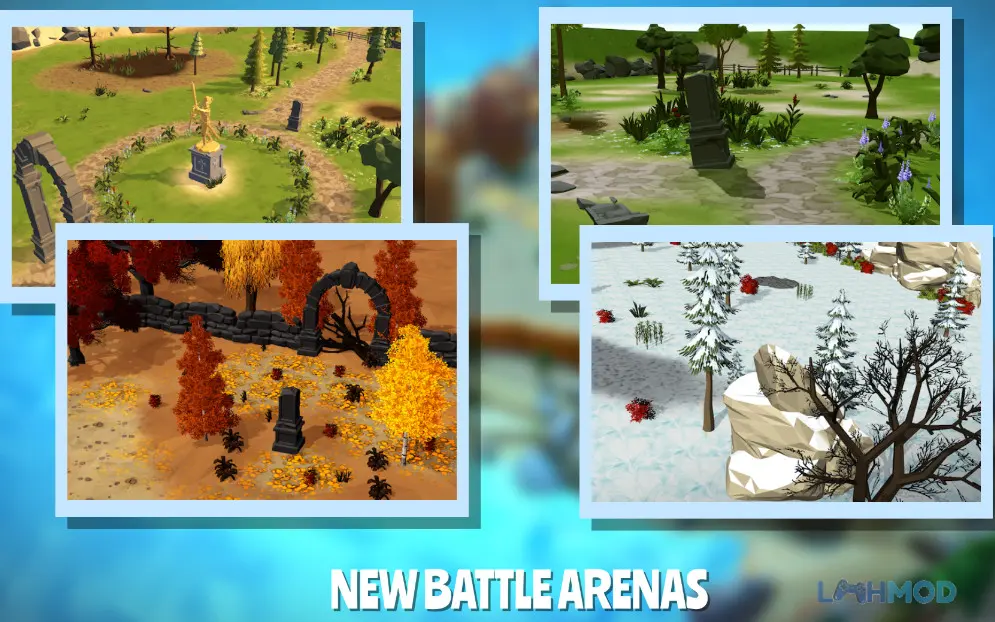 Ảnh 2 của Tải BowRider io Apk 2.5.1 cho Android iOs Cảnh chiến đấu trên đấu trường 3D của BowRider io