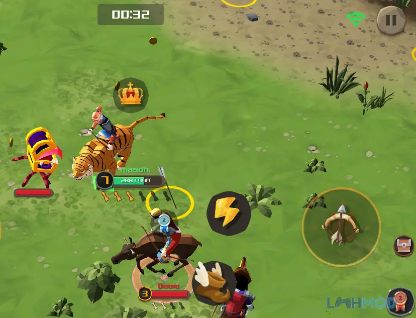 Ảnh 4 của Tải BowRider io Apk 2.5.1 cho Android iOs Giao diện đồ họa ấn tượng trong game BowRider io