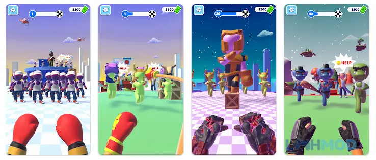 Ảnh 2 của Tải Boxing Master 3D Apk 0.1.5 cho Android iOs Trận đấu trong Boxing Master 3D