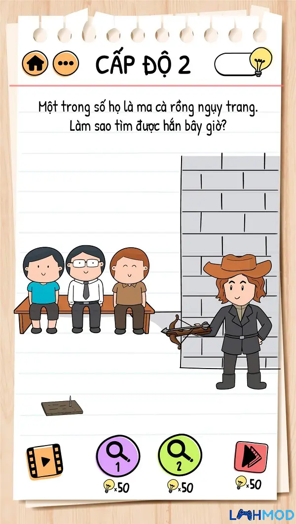 Ảnh 4 của Brain Test 2: Chuyện Mưu Mẹo Apk 1.14.0 Android, IOS Hình ảnh một câu đố trong Brain Test 2
