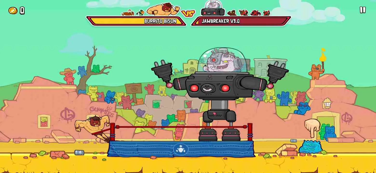 Ảnh 2 của Burrito Bison: Launcha Libre Mod APK v3.74 (Menu, Vô Hạn Tiền) Giao diện tải game Burrito Bison Launcha Libre Mod với hình ảnh nhân vật