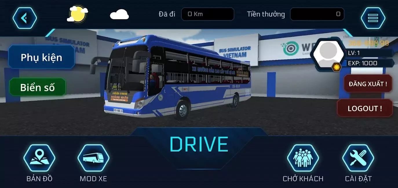 Ảnh 3 của Tải Bus Simulator Vietnam Mod APK (Private) v9.3.6 Kho xe đa dạng trong Bus Simulator Vietnam Mod Apk