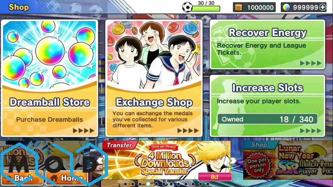 Ảnh 4 của Tải Captain Tsubasa: Dream Team Mod APK 7.1.0 (Vô Hạn Tiền) Cảnh cầu thủ đối đầu nhau trên sân cỏ