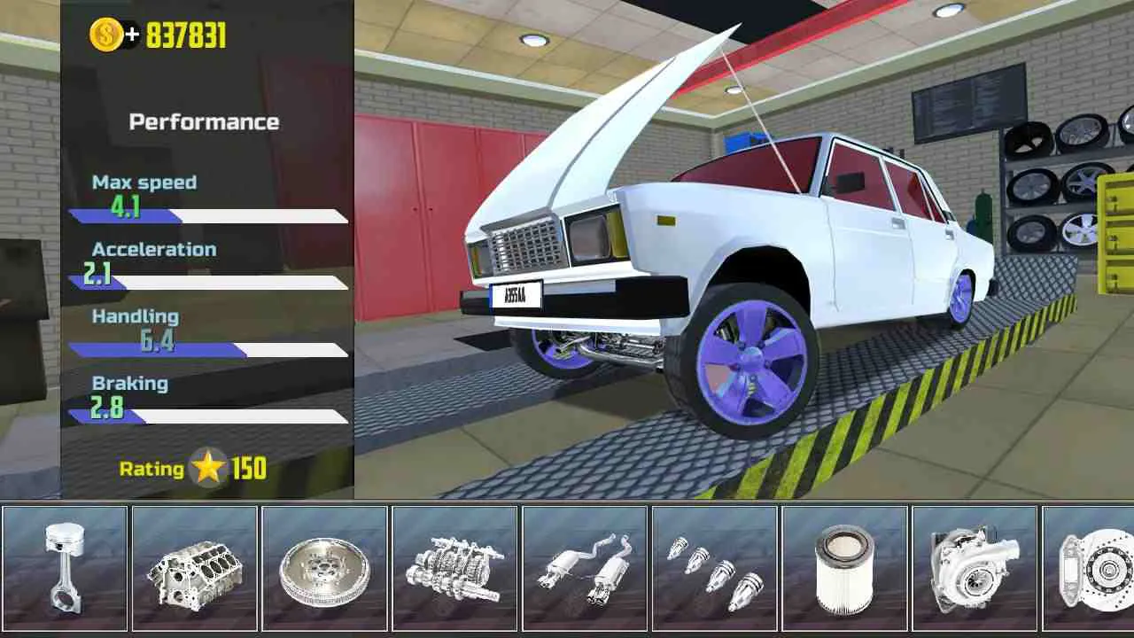 Ảnh 3 của Tải Car Simulator 2 Mod APK 1.47.6 (Vô Hạn Tiền, Mua sắm) Khung cảnh thành phố trong Car Simulator 2