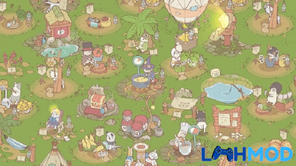 Ảnh 4 của Tải Cats & Soup MOD APK 2.3.1 (Mua sắm miễn phí) Android iOS Một chú mèo đang làm việc với máy ép nước trái cây