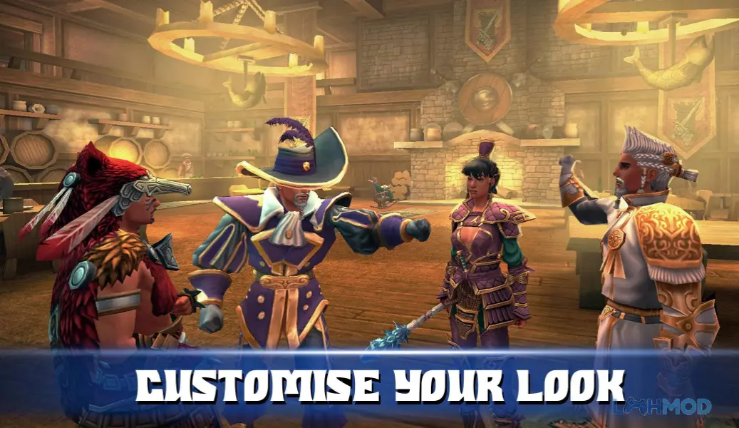 Ảnh 3 của Tải Celtic Heroes Apk 3.12.2 cho Android iOs Cảnh người chơi Celtic Heroes đang khám phá thế giới trong game