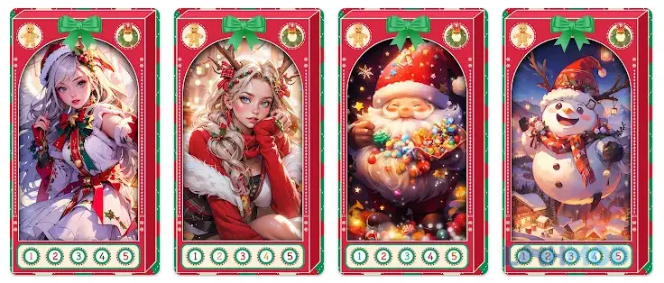Ảnh 2 của Tải Christmas Coloring Pages Pro Apk v1.0.43 cho Android iOs Trang tô màu ông già Noel và tuần lộc đáng yêu