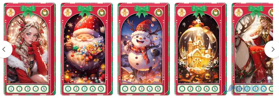 Ảnh 3 của Tải Christmas Coloring Pages Pro Apk v1.0.43 cho Android iOs Khung cảnh lễ hội ấm cúng với lò sưởi và cây thông