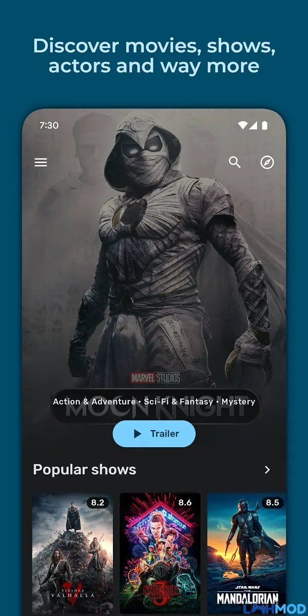 Ảnh 2 của Tải Cinexplore Apk 2.1.11 cho Android, IOS Giao diện tìm kiếm và xem phim của Cinexplore