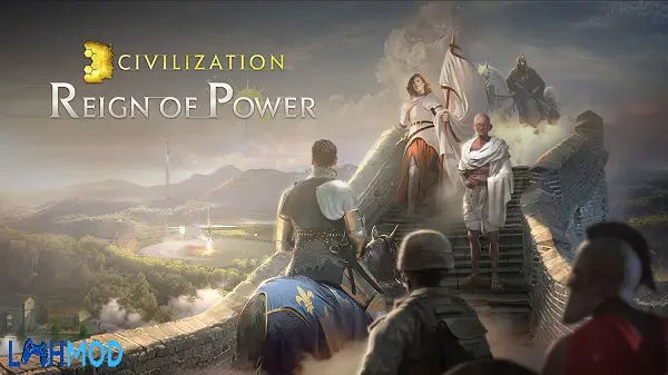 Ảnh 1 của Civilization: Reign of Power Apk 100032.0.0 Android, IOS Bản đồ thế giới trong Civilization: Reign of Power với các thành phố và công trình được xây dựng