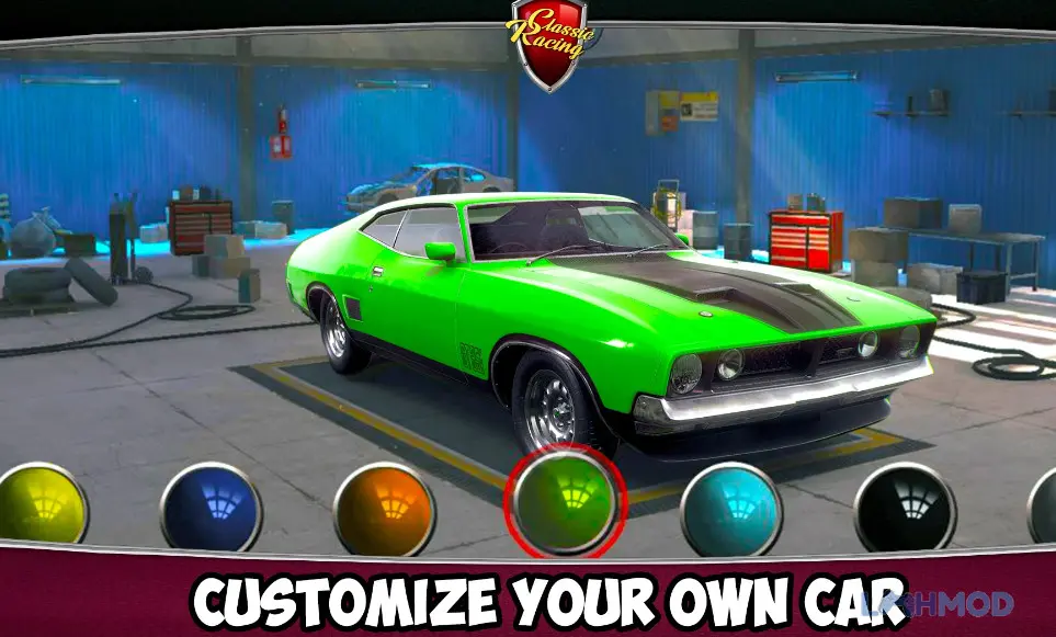 Ảnh 4 của Classic Drag Racing Car Game Mod Apk 1.00.08 (Vô Hạn Tiền) – LMHMOD Hai chiếc xe đua cổ điển tranh tài trên đường phố trong game