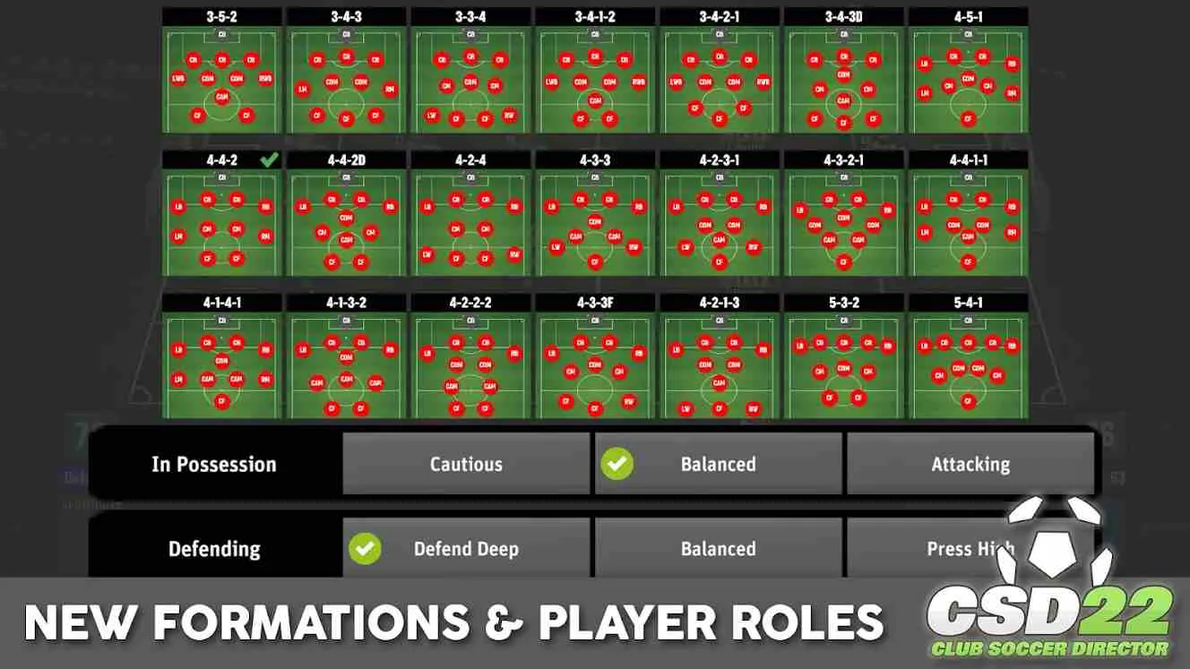 Ảnh 3 của Tải game Club Soccer Director 2022 Mod APK 2.0.2 (Vô Hạn Tiền) Quản lý tài chính trong Club Soccer Director 2022 Mod