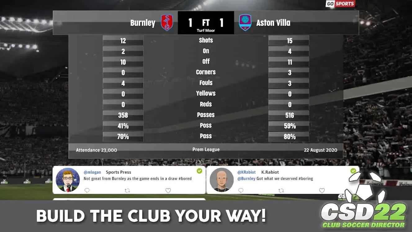 Ảnh 5 của Tải game Club Soccer Director 2022 Mod APK 2.0.2 (Vô Hạn Tiền) Tải Club Soccer Director 2022 Mod an toàn