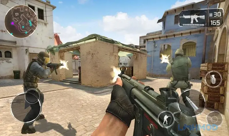 Ảnh 2 của Cold Blooded Sniper Shooting Mod Apk 2.0.3 (Vô Hạn Vàng) – LMHMOD Cảnh chiến đấu kịch tính trong Cold Blooded Sniper Shooting