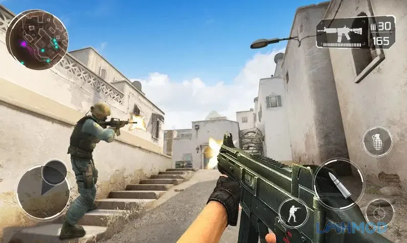 Ảnh 3 của Cold Blooded Sniper Shooting Mod Apk 2.0.3 (Vô Hạn Vàng) – LMHMOD Góc nhìn từ khẩu súng bắn tỉa trong Cold Blooded Sniper Shooting