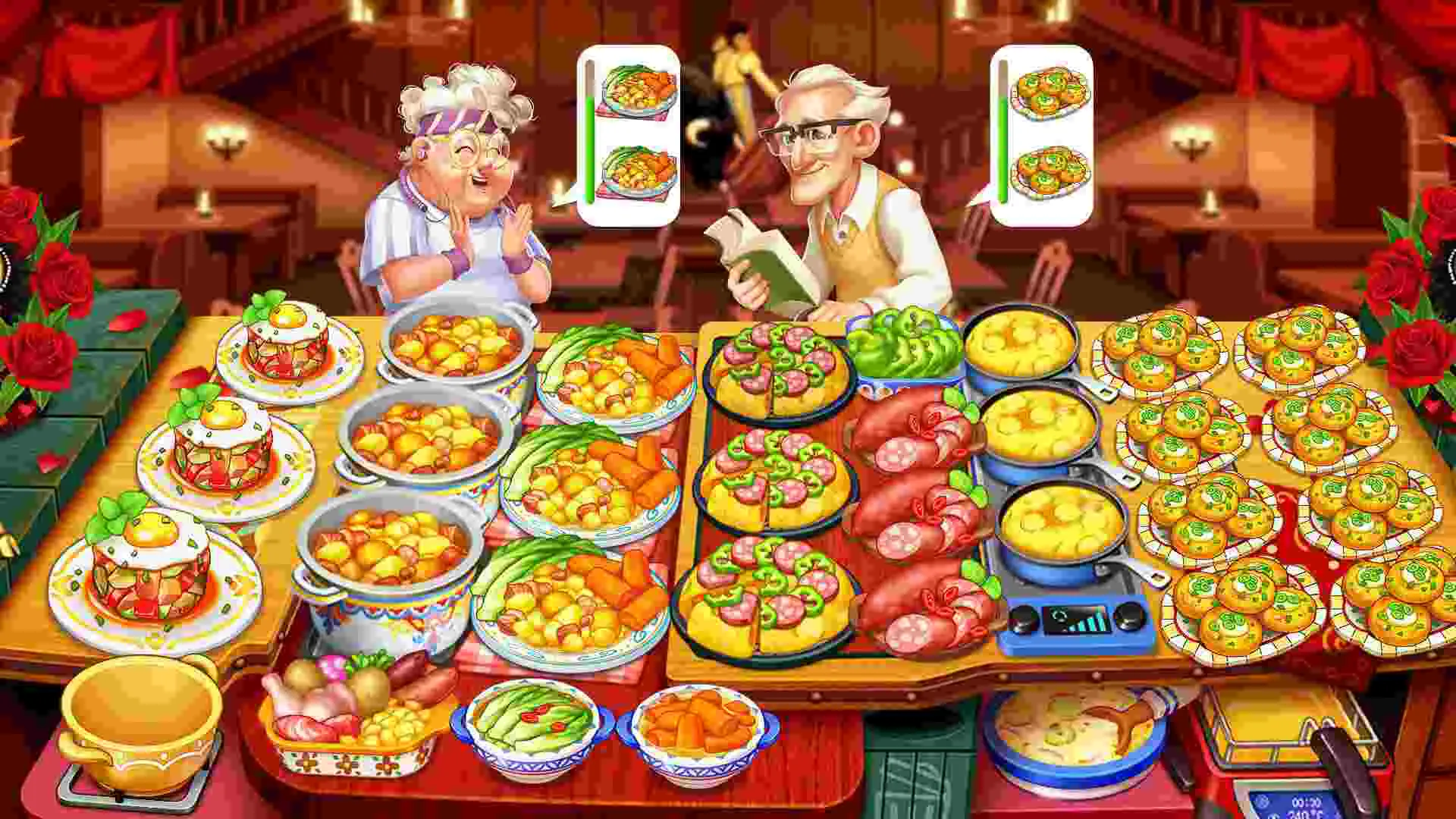 Ảnh 2 của Tải game Cooking Frenzy Mod APK 1.0.78 (Menu, Vô Hạn Tiền) Món ăn đa dạng và hấp dẫn trong Cooking Frenzy Mod