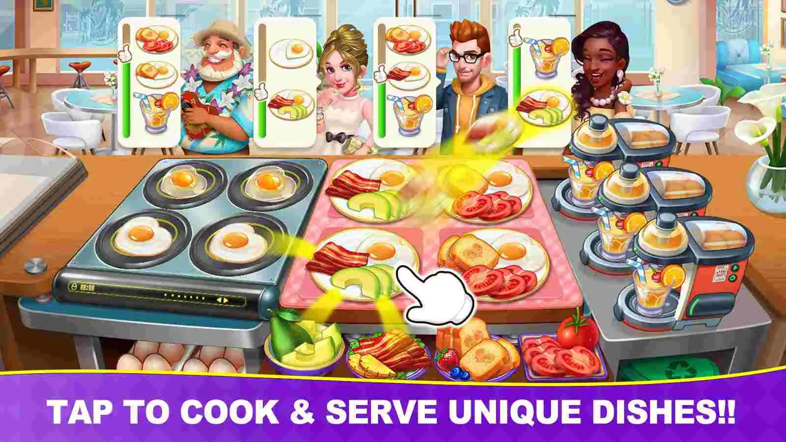 Ảnh 5 của Tải game Cooking Frenzy Mod APK 1.0.78 (Menu, Vô Hạn Tiền) Hướng dẫn cách tải Cooking Frenzy Mod an toàn