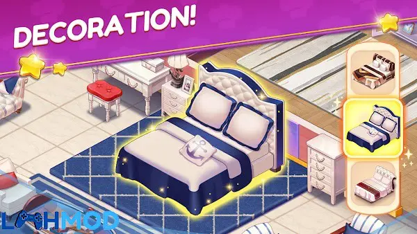 Ảnh 2 của Tải Cooking Wonder APK v1.74.0 cho Android iOS Nhân vật chính trong Cooking Wonder đang tương tác trong bối cảnh game