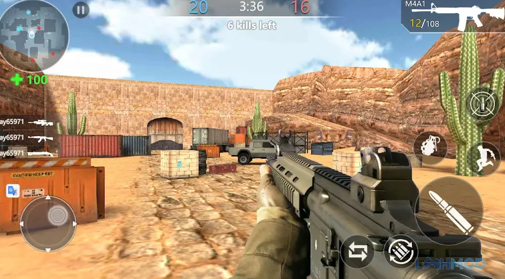 Ảnh 2 của Tải Counter Terror Sniper Shoot Mod Apk 3.0.0 (MOD Bất Tử, Vô Hạn Tiền) Android iOs Một đặc công đang nhắm bắn mục tiêu từ xa