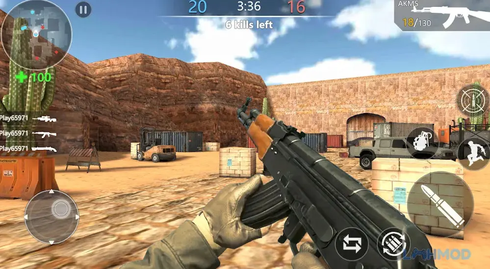 Ảnh 4 của Tải Counter Terror Sniper Shoot Mod Apk 3.0.0 (MOD Bất Tử, Vô Hạn Tiền) Android iOs Một khẩu súng bắn tỉa hiện đại với ống ngắm