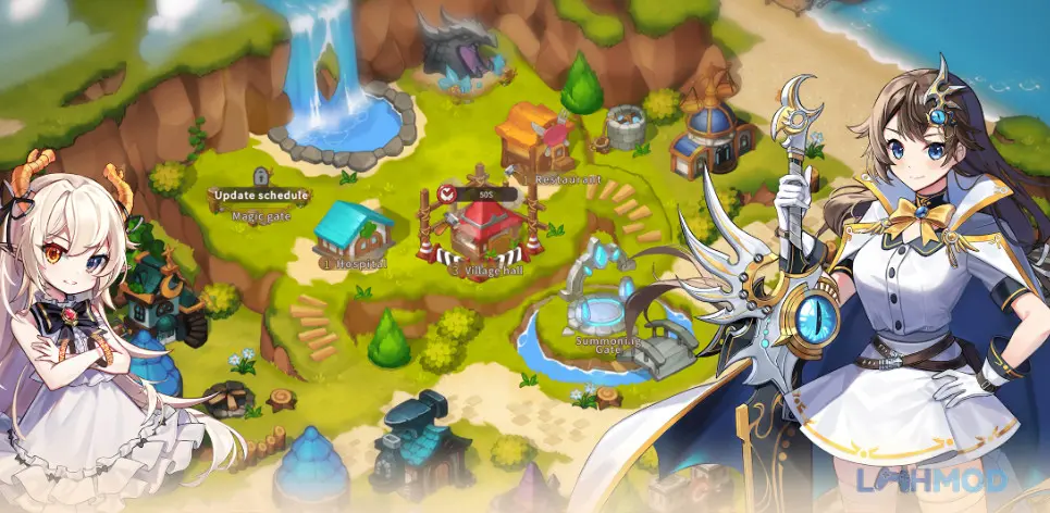 Ảnh 1 của Tải Covenant Child Apk 1.0.09 cho Android iOs Cảnh giao diện chiến đấu trong game Covenant Child