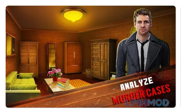 Ảnh 3 của Tải Criminal Files – Special Squad Mod 6.8 (Vô hạn tiền) Android Giao diện tìm kiếm vật phẩm và giải đố trong game Criminal Files