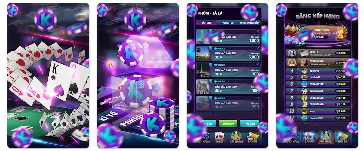 Ảnh 2 của Tải ĐÁNH BÀI TYCHE Mod Apk 2.1.12 (Mở khóa) cho Android iOs Giao diện chơi game ĐÁNH BÀI TYCHE