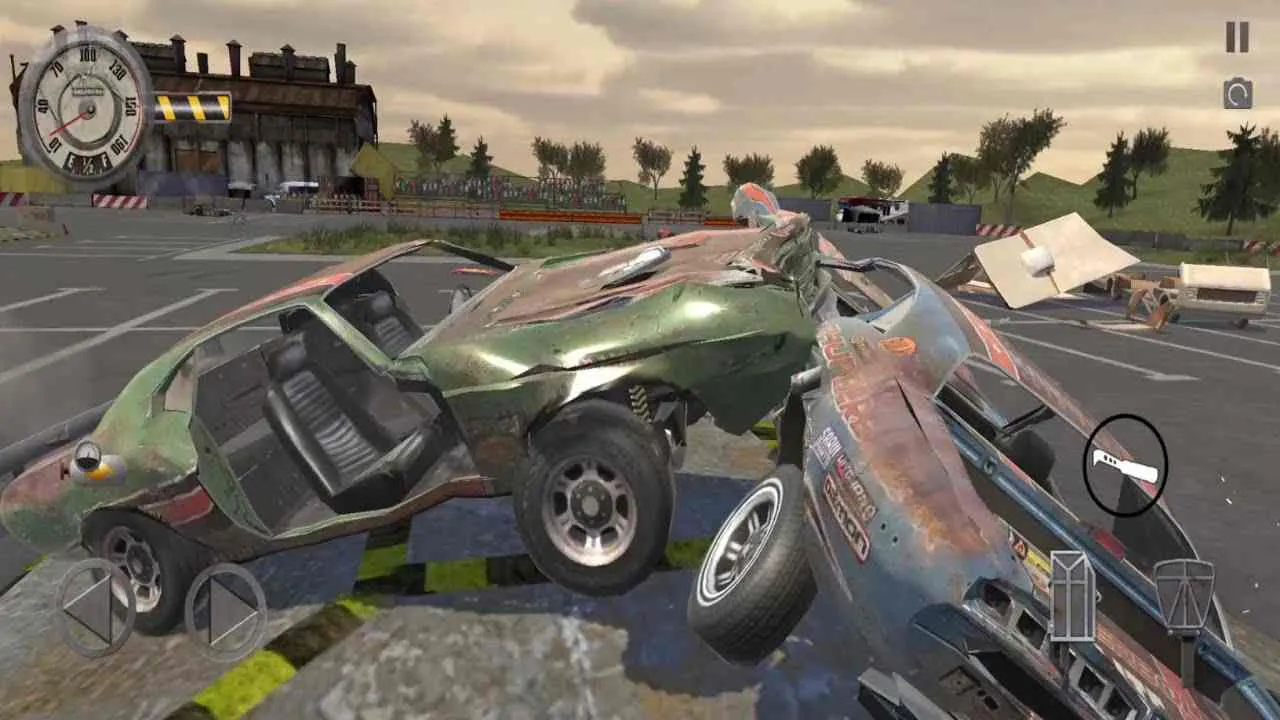 Ảnh 5 của Tải game Derby Forever Online Wreck Cars Festival Mod APK 1.92 (Vô Hạn Tiền) Màn hình nâng cấp xe trong Derby Forever Online Wreck Cars Festival Mod