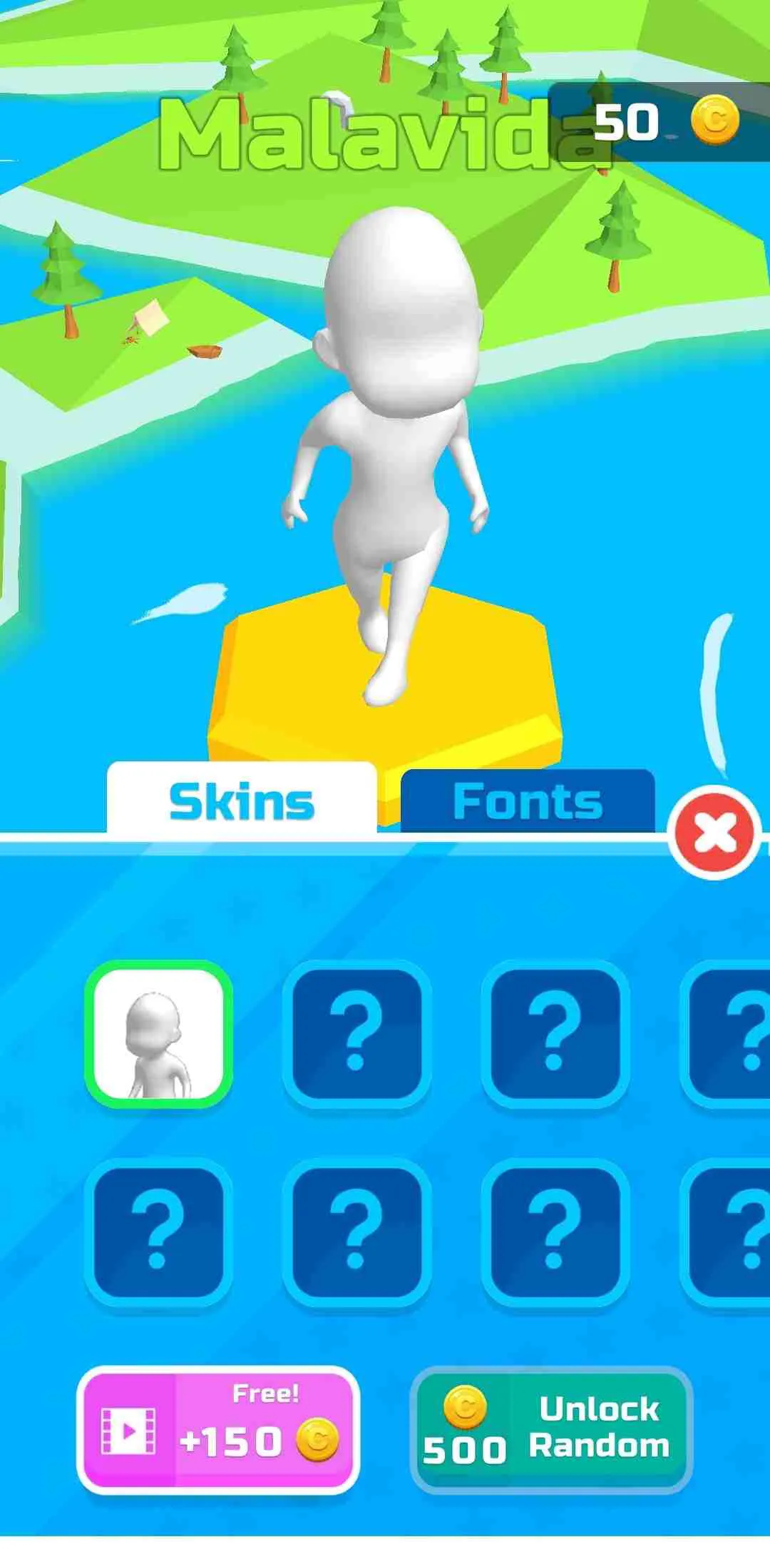 Ảnh 5 của Do Not Fall .io Mod APK V1.62.0 (Menu, Vô Hạn Gold, Mở Khóa Skin) Hình ảnh minh họa quá trình tải và cài đặt game mod