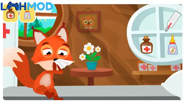 Ảnh 3 của Tải Doctor veterinarian APK 2.5.4 cho Android iOS Bác sĩ thú y đang tiêm thuốc cho thỏ