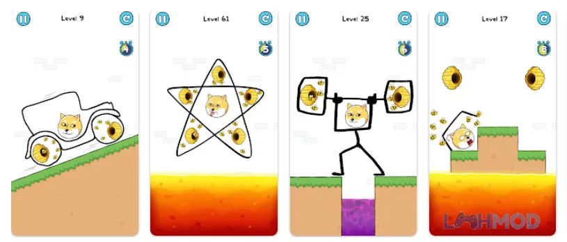 Ảnh 2 của Tải Doge Rescue Draw To Save Apk 1.0.15 cho Android iOs Doge Rescue Draw To Save phiên bản mod apk