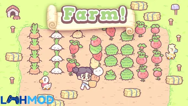 Ảnh 2 của Doki Duck Farm MOD APK 0.18 (Vô hạn tiền) Android iOS Trải nghiệm cuộc sống nông trại với Doki Duck Farm MOD