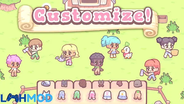 Ảnh 3 của Doki Duck Farm MOD APK 0.18 (Vô hạn tiền) Android iOS Người chơi tùy chỉnh trang trại và chăm sóc vịt