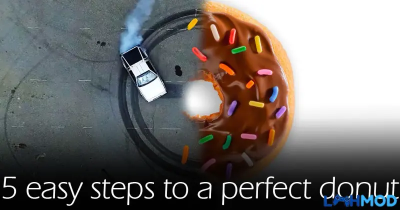 Ảnh 5 của Tải Donuts Drift Mod Apk 1.5.20 (Vô hạn tiền/ Không quảng cáo) Cơ chế điều khiển trong Donuts Drift chỉ với hai nút trái và phải để drift