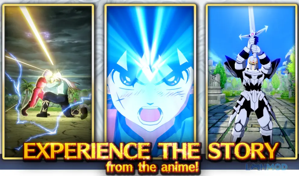 Ảnh 3 của Tải DQ Dai A Heros Bonds Mod Apk 1.16.1 (God Mode, Attack Multiplier) cho Android iOs Giao diện chọn nhân vật và tùy chỉnh