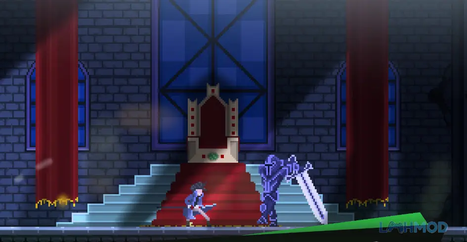 Ảnh 2 của Tải Draconian Conquest of Dawnbird Mod Apk 1.2.14 (Vô Hạn Tiền) cho Android Tedoras đối đầu với kẻ thù trong một hang động tối tăm